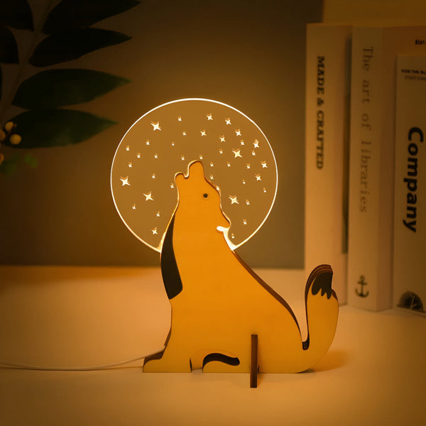 Charmante Dieren Tafellamp – Schattig LED Nachtlampje voor Kinderkamer
