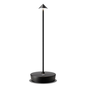LumisBogen Draadloze LED Tafellamp – Minimalistische Woonverlichting, Oplaadbaar, Touch Bediening, Zwart & Goud