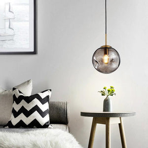 Elegante Glazen Bol Hanglamp – Moderne Verlichting voor Woonkamer, Slaapkamer & Eetkamer