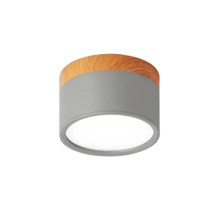 Slanke Scandinavische LED Spotplafondlamp – Moderne Noordse Halverlichting