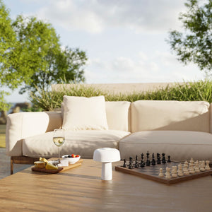 Lanea Oplaadbare LED Tafellamp  Moderne Binnen- & Buitenverlichting, Touch-Controle, Dimbaar