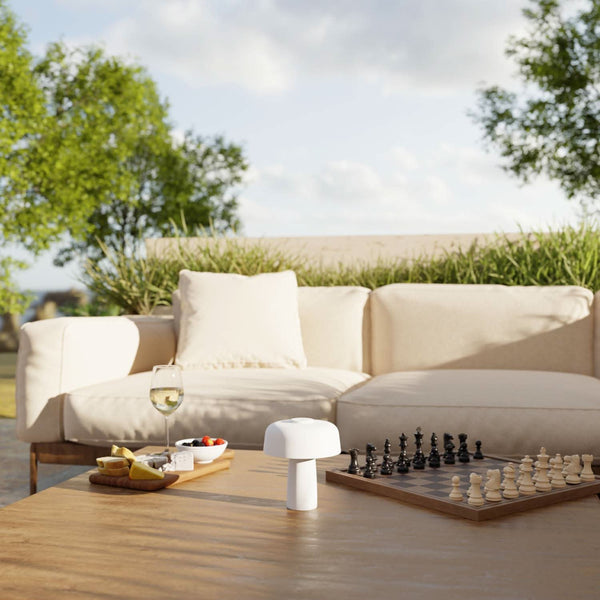 Lanea Oplaadbare LED Tafellamp  Moderne Binnen- & Buitenverlichting, Touch-Controle, Dimbaar