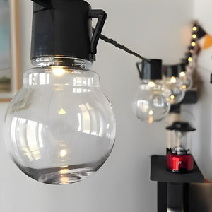 Solar LED Kerstverlichting Buiten – 6 m Waterdichte Lichtsnoer, Warmwit voor Tuin & Terras