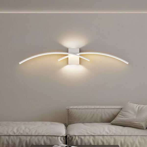 Design LED Wandlamp – Moderne Gouden Wandverlichting voor Slaapkamer & Woonkamer