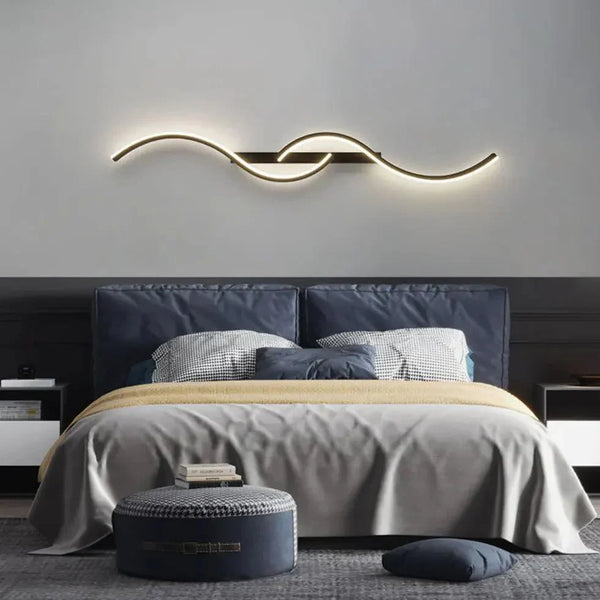 Moderne LED Sfeerverlichting Strips – Verstelbare Wandlamp voor Slaapkamer & Woonkamer