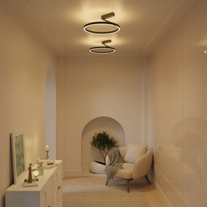 Moderne Plafondlamp met Up & Down Verlichting Warm Wit 2700K