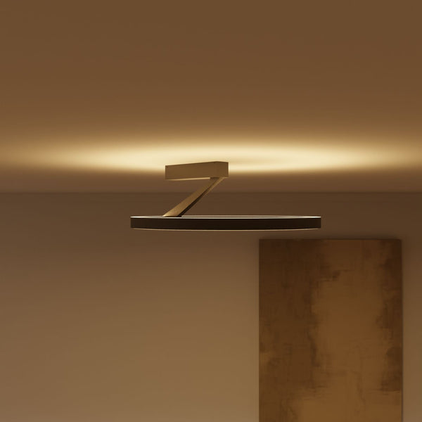 Moderne Plafondlamp met Up & Down Verlichting Warm Wit 2700K