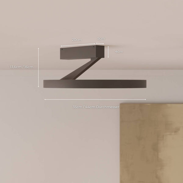 Moderne Plafondlamp met Up & Down Verlichting Warm Wit 2700K