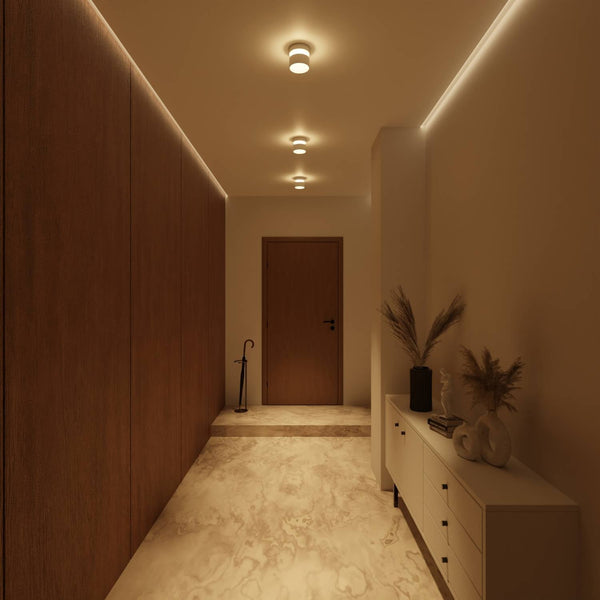 Moderne Cilinder Plafondlamp  Compacte LED Up & Downlight Armatuur