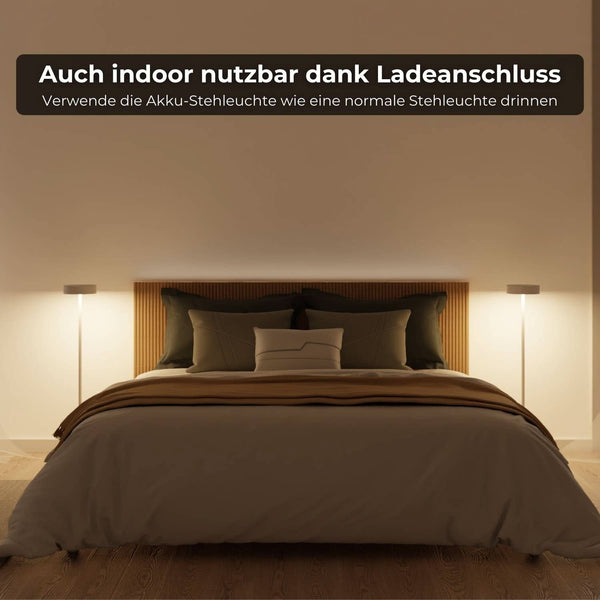 Oplaadbare Staande Lamp Uranos Moderne LED Stehleuchte voor Woonkamer & Slaapkamer