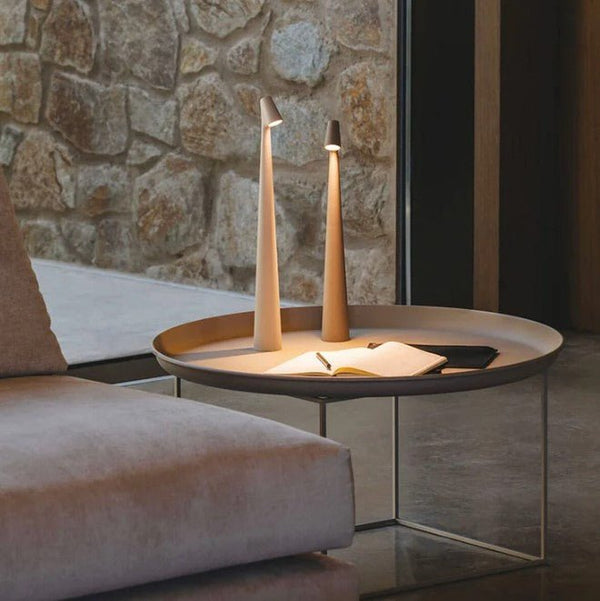 Dimbare LED Tafellamp – Oplaadbaar Designlampje met USB – 10 Uur Werktijd