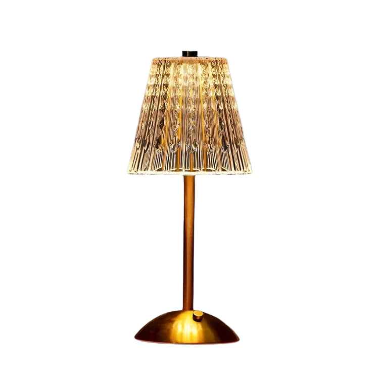 Draadloze Oplaadbare LED Tafellamp – Kristal Afwerking voor Gezellige Sfeer