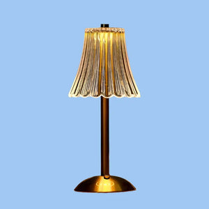 Draadloze Oplaadbare LED Tafellamp – Kristal Afwerking voor Gezellige Sfeer