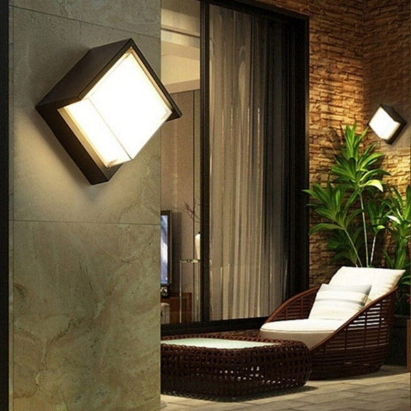 Elegante Buitenwandlamp met Bewegingssensor – Waterdichte Aluminium LED Verlichting