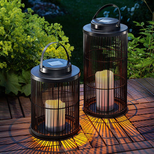 Boho Zonne-Outdoor Lantaarn – Decoratieve Tuin- & Terrasverlichting