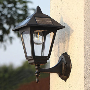 Elegante Solar Wandlamp voor Buiten | IP65 Waterdichte Buitenverlichting