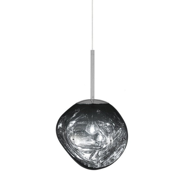 Artistieke Hanglamp met Gesmolten Glas – Moderne Elegante Verlichting