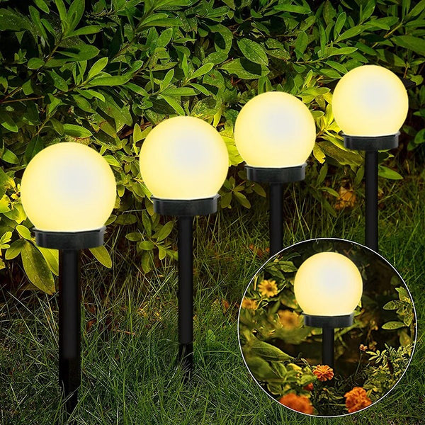 Zonne-Tuinpadverlichting – Warm Wit LED Buitenverlichting voor Paden & Bloembedden