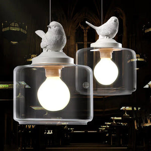 Speelse Vogel-Inspiratie Hanglamp – Unieke Plafondlamp voor Woondecoratie