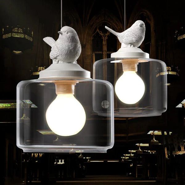 Speelse Vogel-Inspiratie Hanglamp – Unieke Plafondlamp voor Woondecoratie