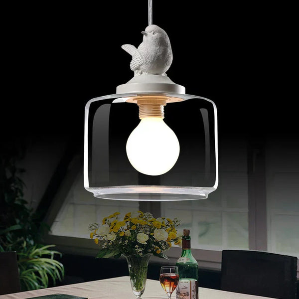 Speelse Vogel-Inspiratie Hanglamp – Unieke Plafondlamp voor Woondecoratie