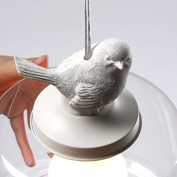 Speelse Vogel-Inspiratie Hanglamp – Unieke Plafondlamp voor Woondecoratie