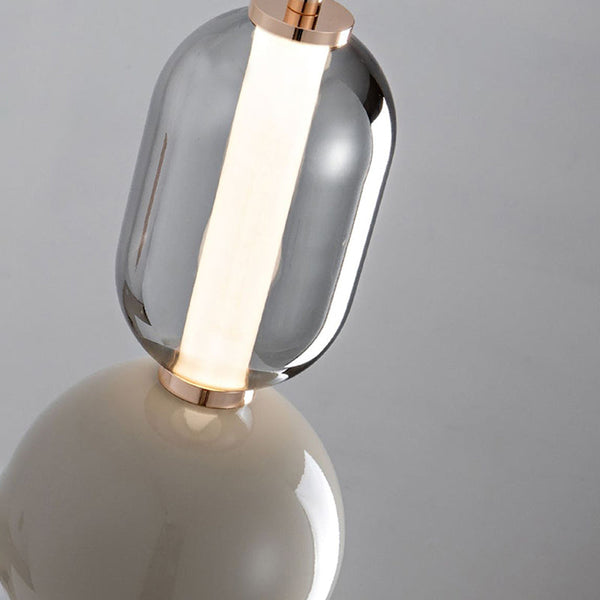 Scandinavische Creatieve IJzer & Glas Hanglamp – Moderne Minimalistische Plafondlamp voor Slaapkamer & Eetkamer