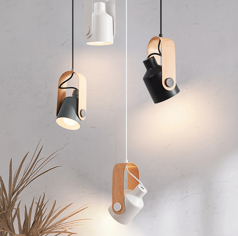 Moderne Zwarte Hanglamp – 120 cm Pendellamp van Hout & Metaal