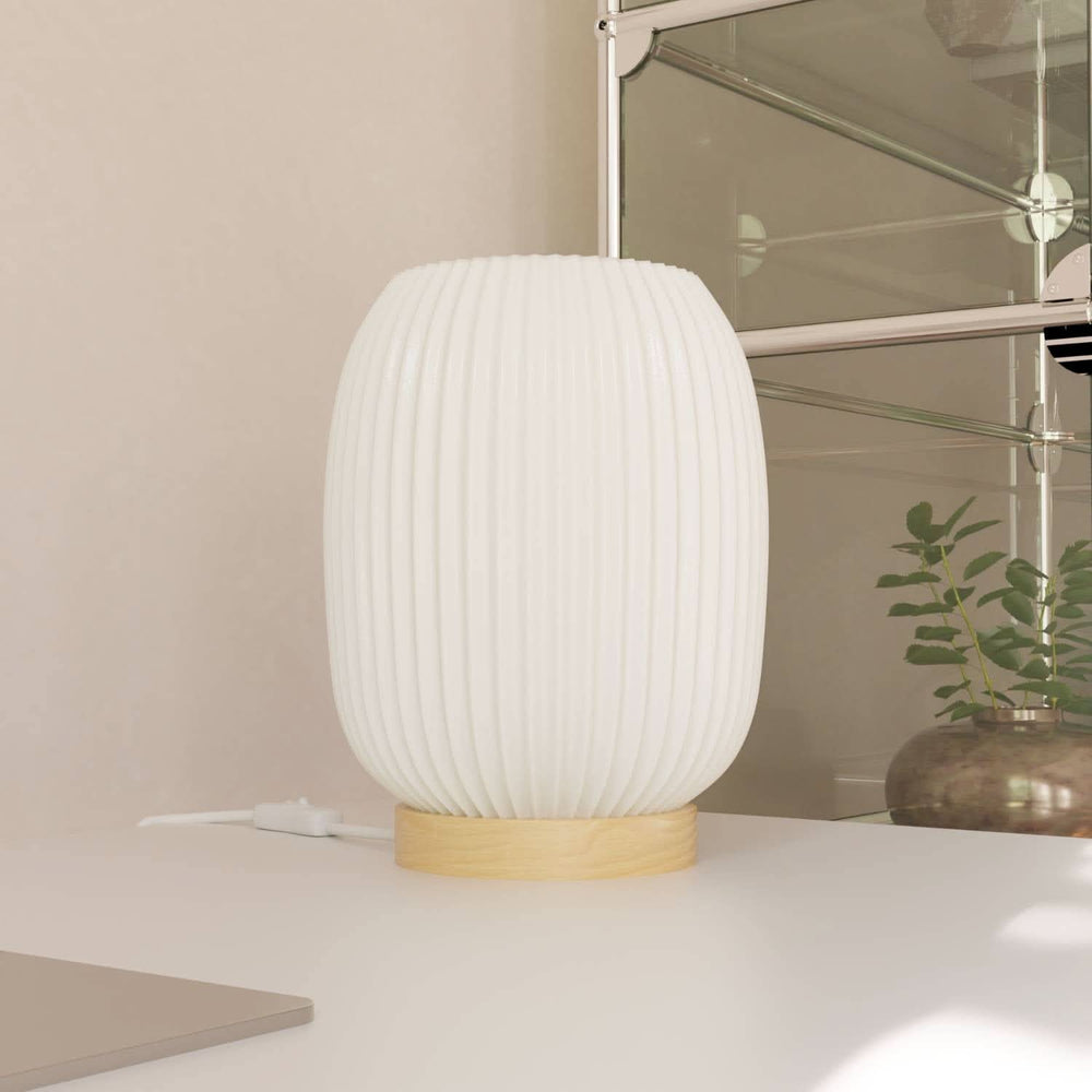 Moderne Houten Tafellamp Prism Design Bedlamp & Bureaulamp