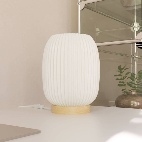 Moderne Houten Tafellamp Prism Design Bedlamp & Bureaulamp