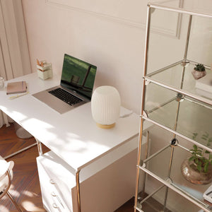 Moderne Houten Tafellamp Prism Design Bedlamp & Bureaulamp