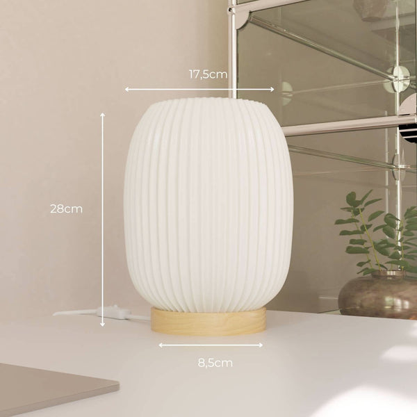 Moderne Houten Tafellamp Prism Design Bedlamp & Bureaulamp