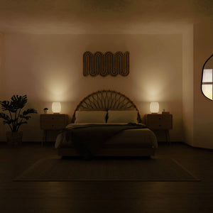 Moderne Houten Tafellamp Prism Design Bedlamp & Bureaulamp