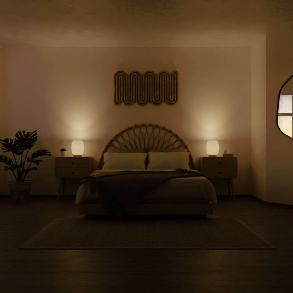 Moderne Houten Tafellamp Prism Design Bedlamp & Bureaulamp