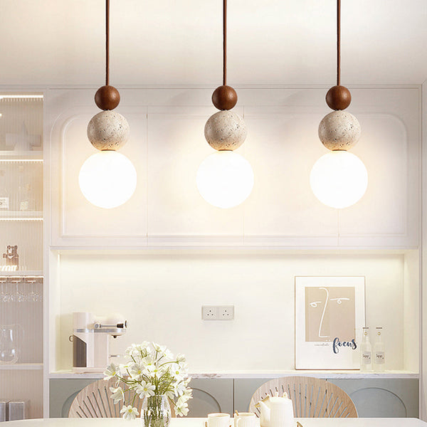 Minimalistische Gevormde Pendellamp – Warm Sfeerverlichting voor Eet- en Woonruimtes