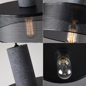 Industriële LED-Pendellamp | Moderne Beton & IJzeren Hanglamp voor Loft en Stedelijke Interieurs