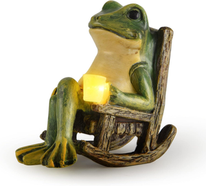 Kikker Tuinlamp – Speelse LED & Zonne-energie Buitenlamp