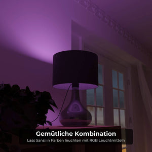 Elegante Tafellamp met Glazen Kap  Moderne Bed- en Woonkamerverlichting