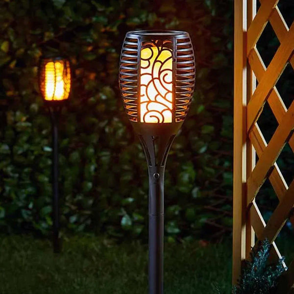 Zonne-Torche Light met Realistisch Flakkerend Vlam Effect – Tuin & Terras Decoratie