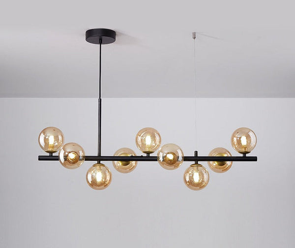 Moderne Gebogen LED Hanglamp – Stijlvolle Verlichting voor Eetkamer & Keuken
