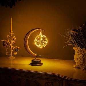 Maan Geïnspireerde LED Tafellamp met Touch – Sfeervolle Woondecoratie voor Slaapkamer & Woonkamer