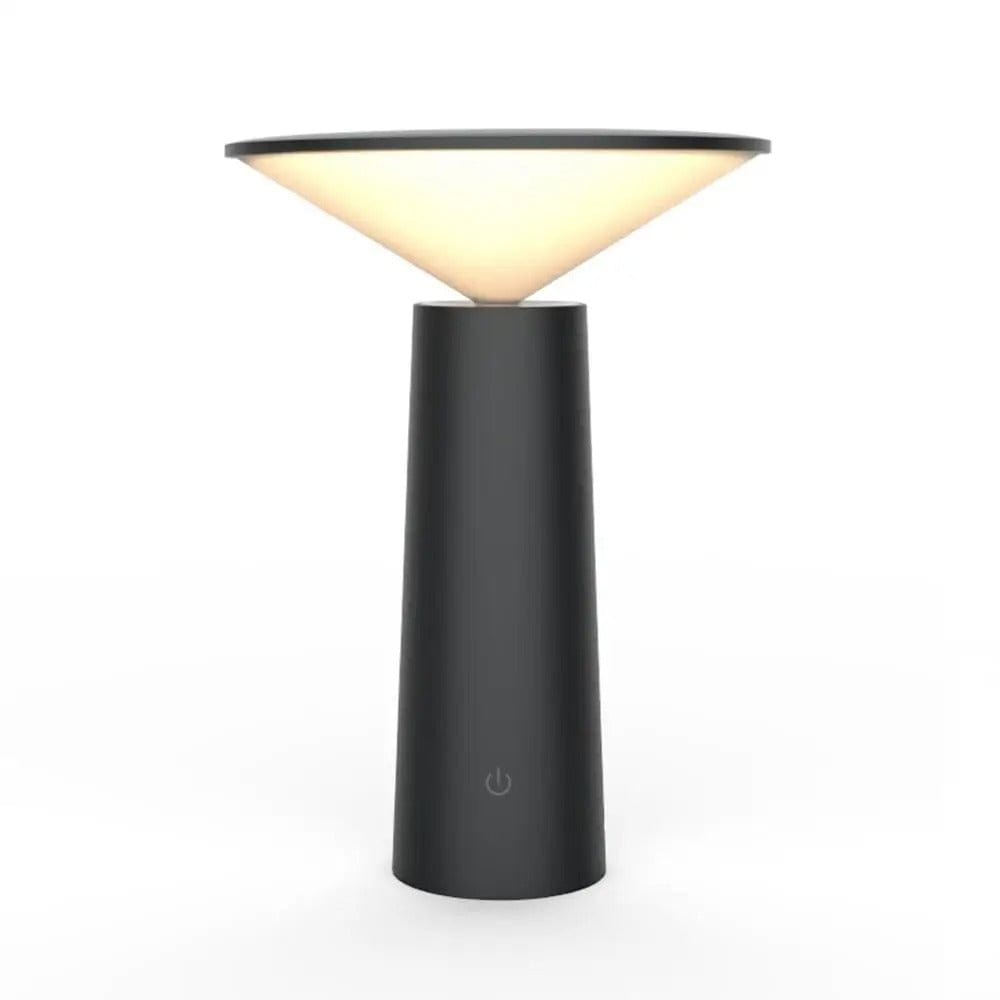 360° Draaibare Oplaadbare LED Bureaulamp | Draadloze Moderne Tafellamp voor Huis & Kantoor