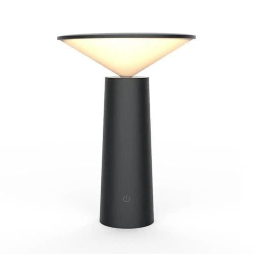 360° Draaibare Oplaadbare LED Bureaulamp | Draadloze Moderne Tafellamp voor Huis & Kantoor