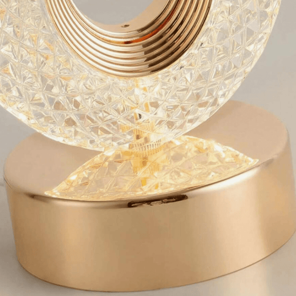 Kristallen Tafellamp – Dimbare Draadloze LED Bedlamp