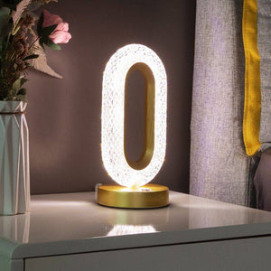 Kristallen Tafellamp – Dimbare Draadloze LED Bedlamp