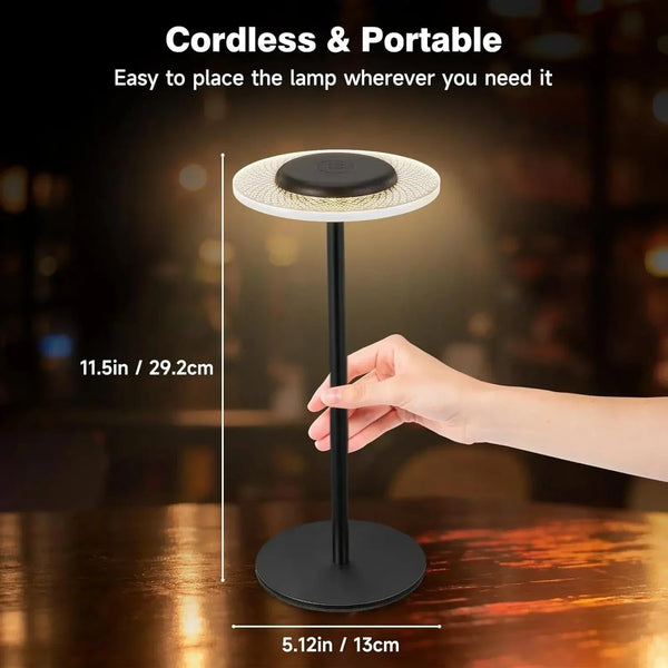 Oplaadbare RGB LED Tafellamp – Slimme Touch Bediening Sfeerverlichting