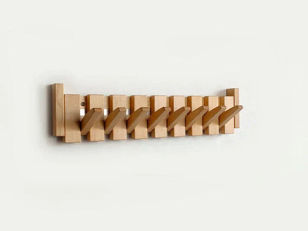 Houten Piano Kapstok – Stijlvolle Wandorganizer voor Hal