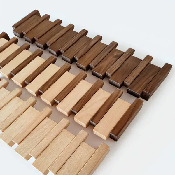 Houten Piano Kapstok – Stijlvolle Wandorganizer voor Hal