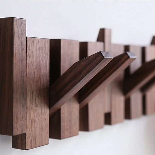 Houten Piano Kapstok – Stijlvolle Wandorganizer voor Hal