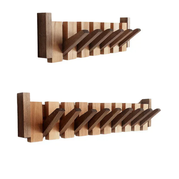 Houten Piano Kapstok – Stijlvolle Wandorganizer voor Hal